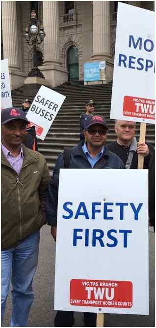 Migrant bus drivers are more prone to attacks including racial abuse