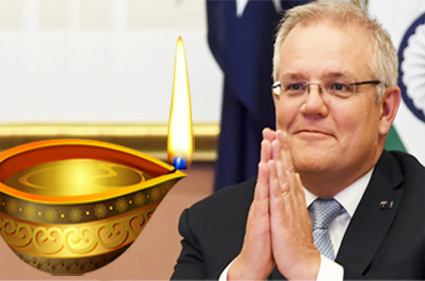 PM Scott Morrison Diwali 2020