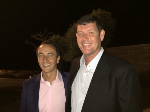 Dave Sharma with James Packer