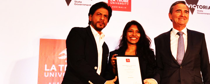 Shah Rukh Khan -LaTrobe Scholarship Award