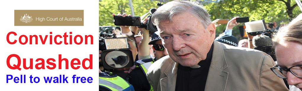George Pell conviction quashed