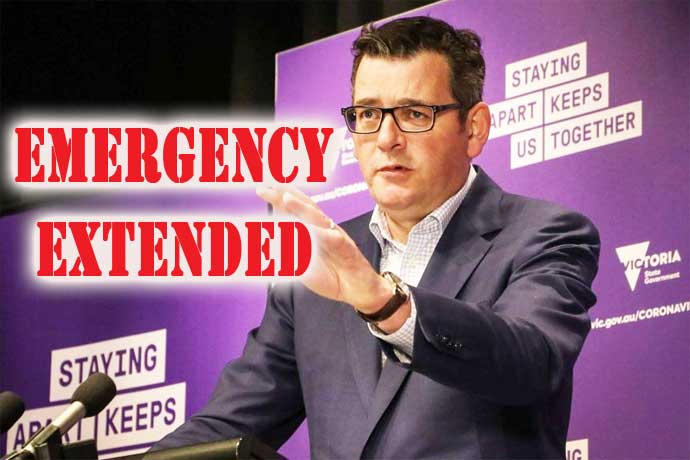Emergency extended Daniel Andrews