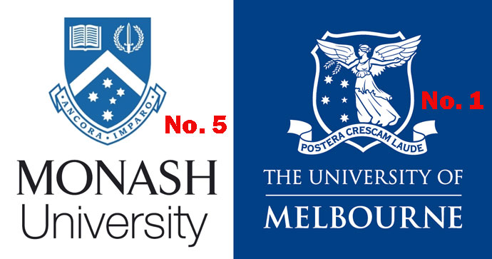 Monash Uni Melbourne Uni