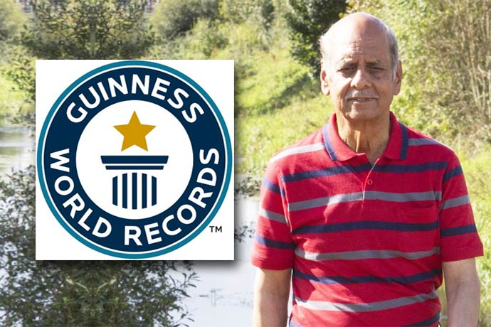 Vinod Bajaj walks into World Records