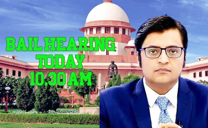 Arnab's Bail plea in Supreme Court today