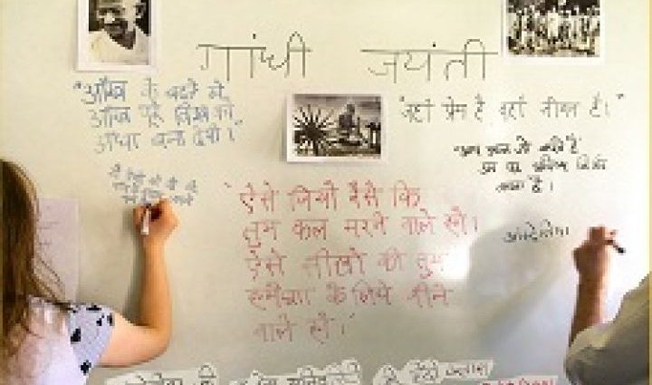 Hindi students celebrate Gandhi Jayanti at La Trobe