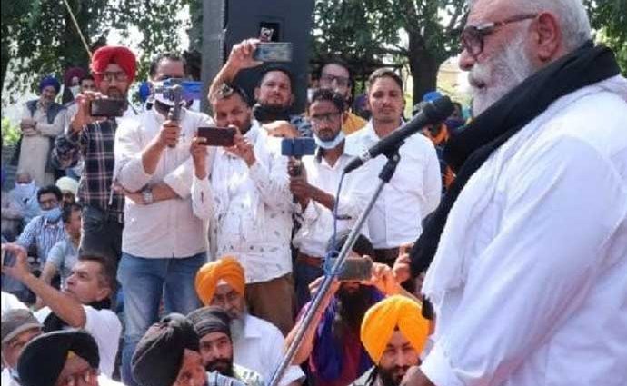 Yograj Singh spews vitriol at farmers' Protests rally