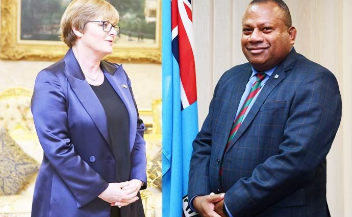 Defence ministers Fiji Australia