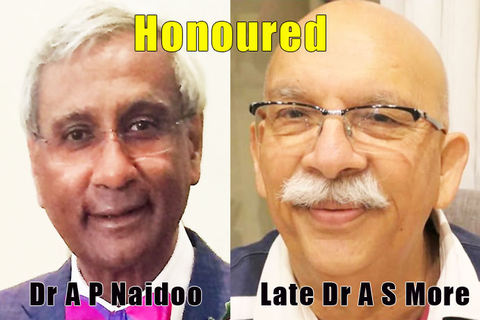 2021 Honours List has Anandhan p Naidoo and Amarjit More