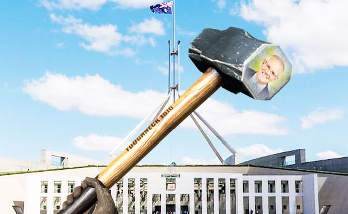 Scott Morrison is thrashing parliament says Tony Burke