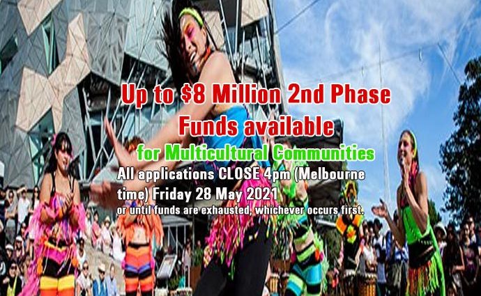 $8 Million funding for multicultural communities