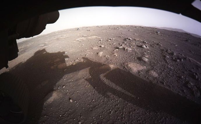 Perseverance Rover landing on Mars NASA