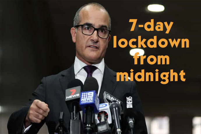 7-day lockdown in Victoria