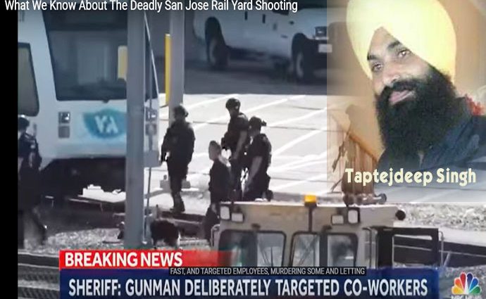 Taptejdeep Singh killed in mass shooting in VTA rail yard California