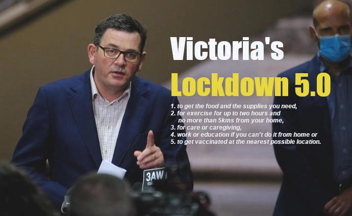 Vic lockdown 5.0
