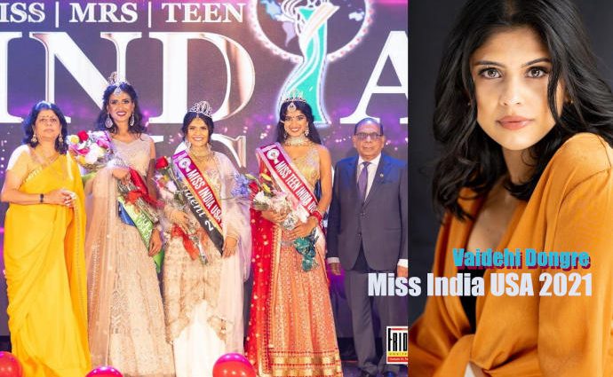 Vaidehi Dongre crowned Miss India USA 2021