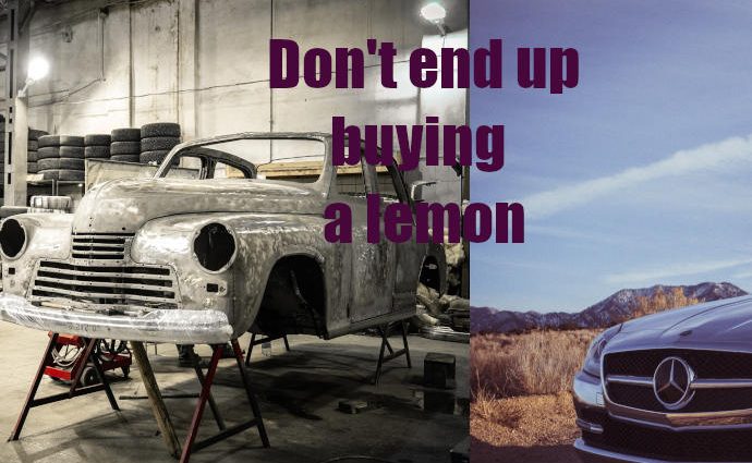 First-time car buyers - don't end up buying a lemon