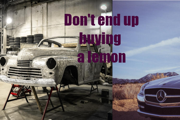 First-time car buyers - don't end up buying a lemon