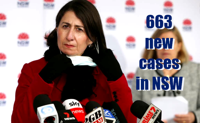 NSW COVID Gladys Berejiklian 663 new cases