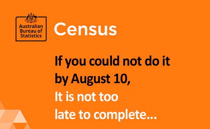 Census 2021 - it is not too late