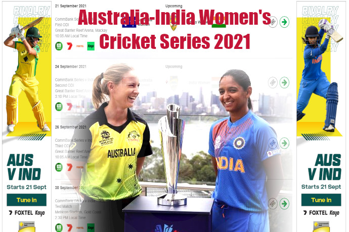 Australia-India Women's cricket series summer 2021