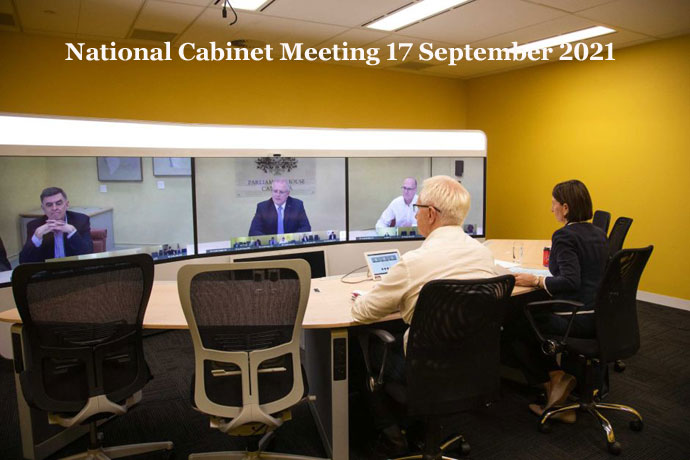 National Cabinet Meeting 17 Sept 2021