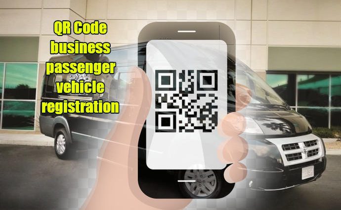 Business Passenger Vehicle registration with QR Code