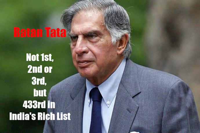 Ratan Tata 433rd in India's Rich List 2021