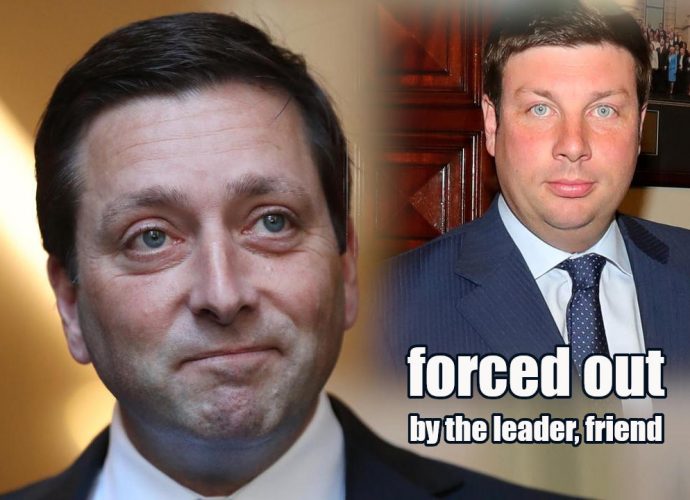 Matthew Guy forces Tim Smith out