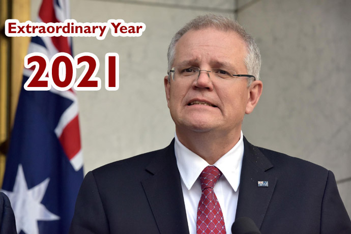 2021 has been an extraordinary year says PM Morrison