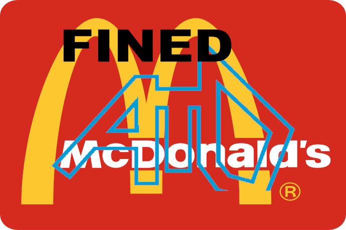 McDonald's convicted & fined