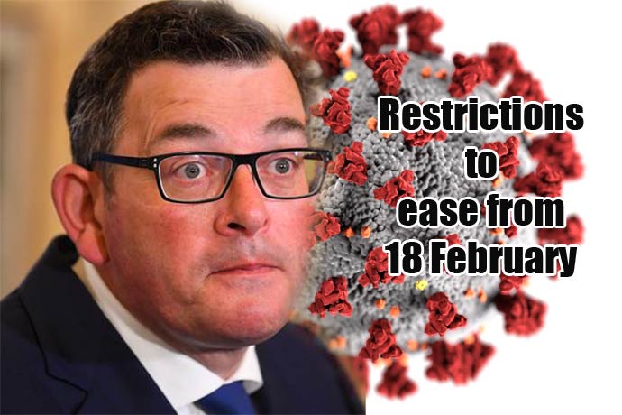 Daniel Andrews has announced restrictions to ease in Victoria