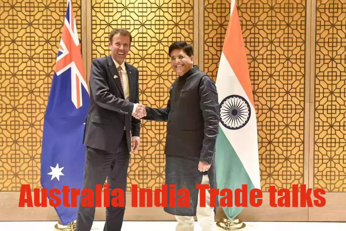 Australia India trade Dan Tehan with Piyush Goyal