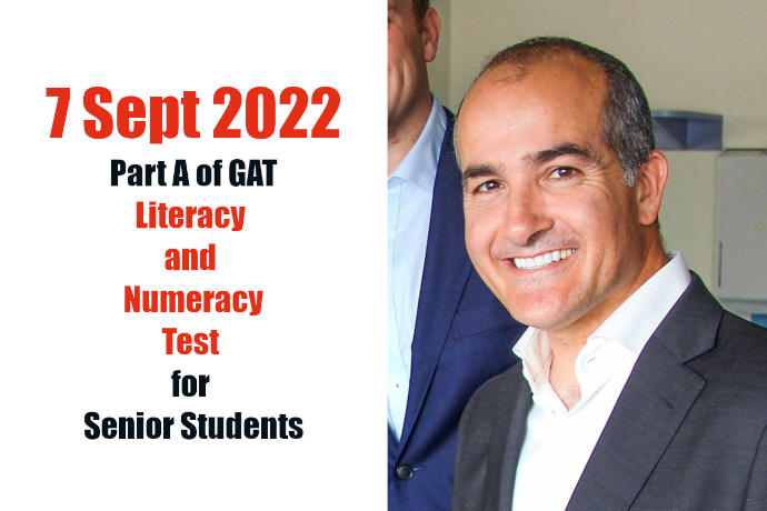Literacy and numeracy test for senior students from 2022