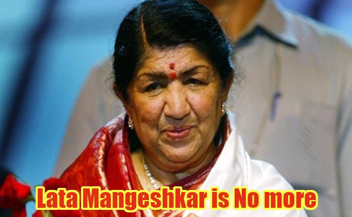 Lata Mangeshkar is no more
