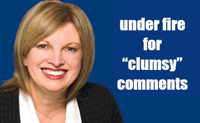 Wendy Lovell clumsy comments