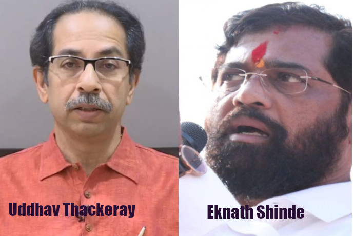 Uddhav Thackeray - Eknath Shinde