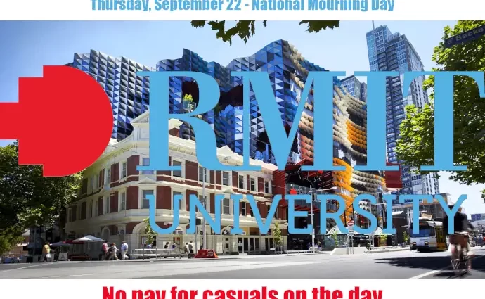 RMIT - NO PAY for mourning