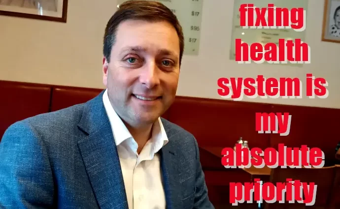 Matthew Guy - fixing health system is my absolute priority - (BT pic)