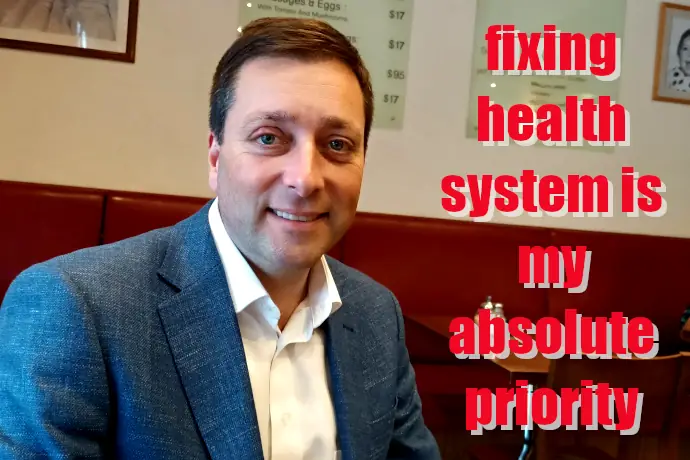 Matthew Guy - fixing health system is my absolute priority - (BT pic)