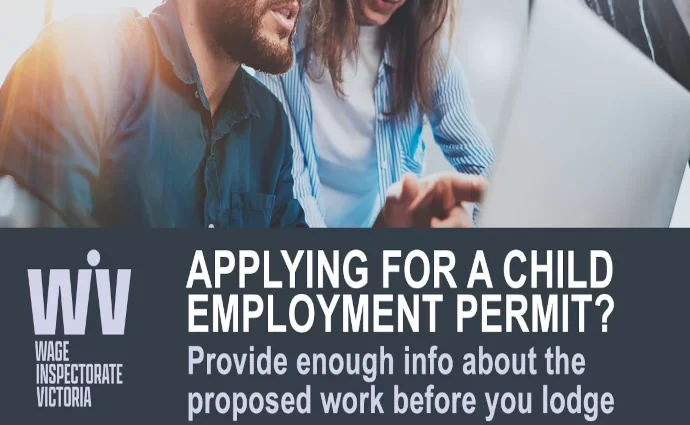 Child Employment - employing children as young as 13 requires permit