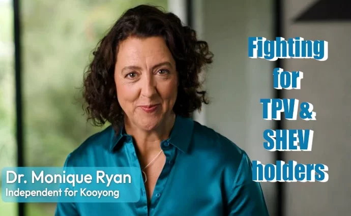 Monique Ryan fighting for TPV & SHEV holders