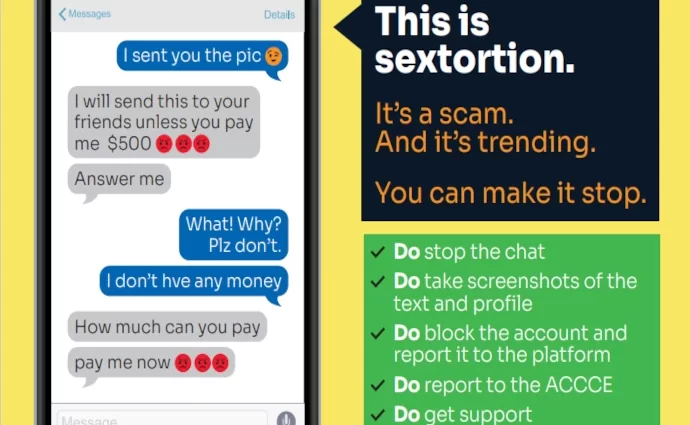 Sextortion - AFP is on the job