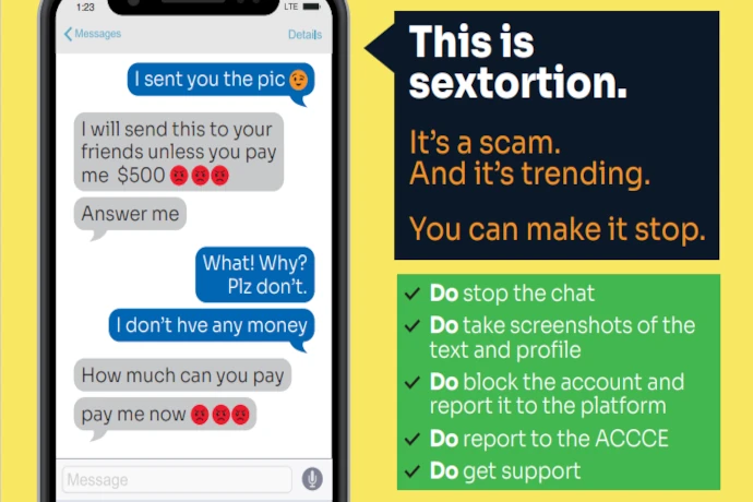 Sextortion - AFP is on the job