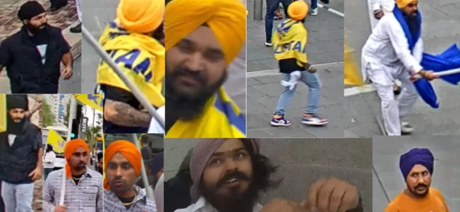 Fed Sq violence - Khalistani sympathizers attackers