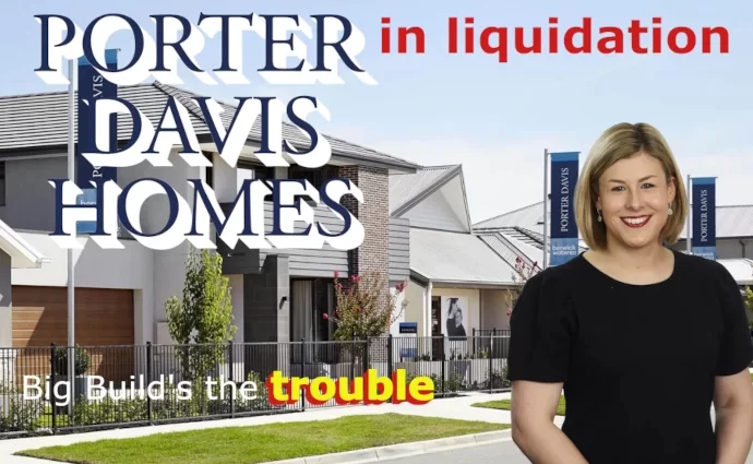 Jess Wilson - Porter Davis Homes goes under