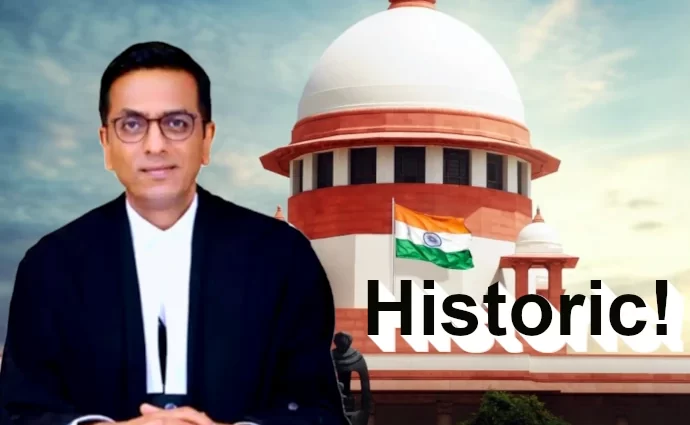 DY Chandrachud - SC gives historic decision
