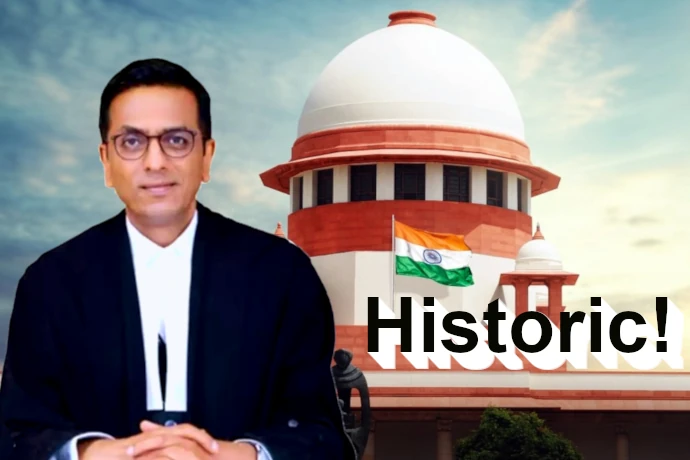 DY Chandrachud - SC gives historic decision