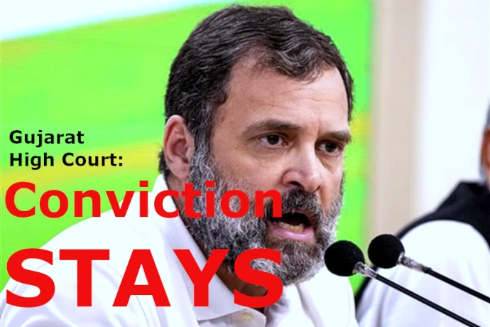 Rahul Gandhi-Conviction STAYS