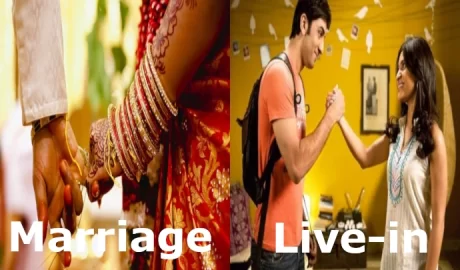 Marriage or Live-in - can't be both